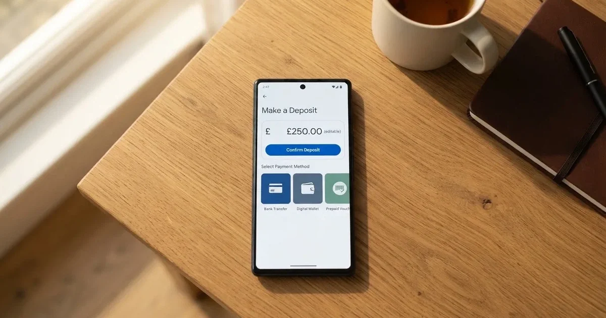 Several payment method icons displayed on a phone screen at checkout
